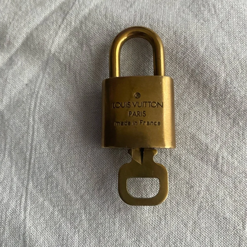 Louis Vuitton Gold Lock and Key Set (ask for #)